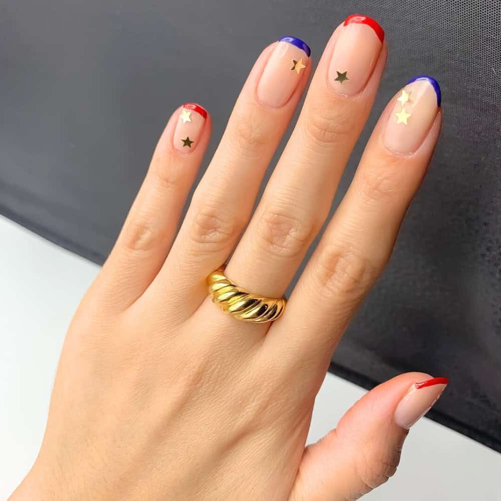 french tip nail design