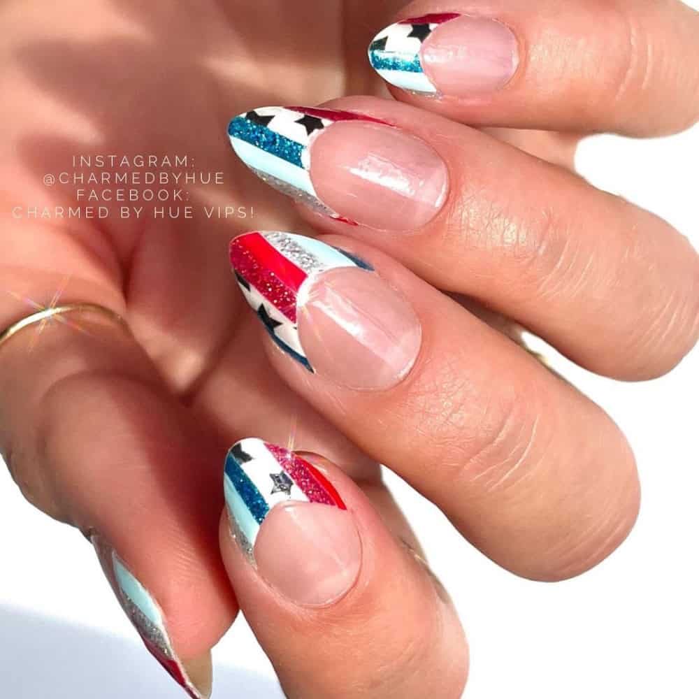 french tip nail design