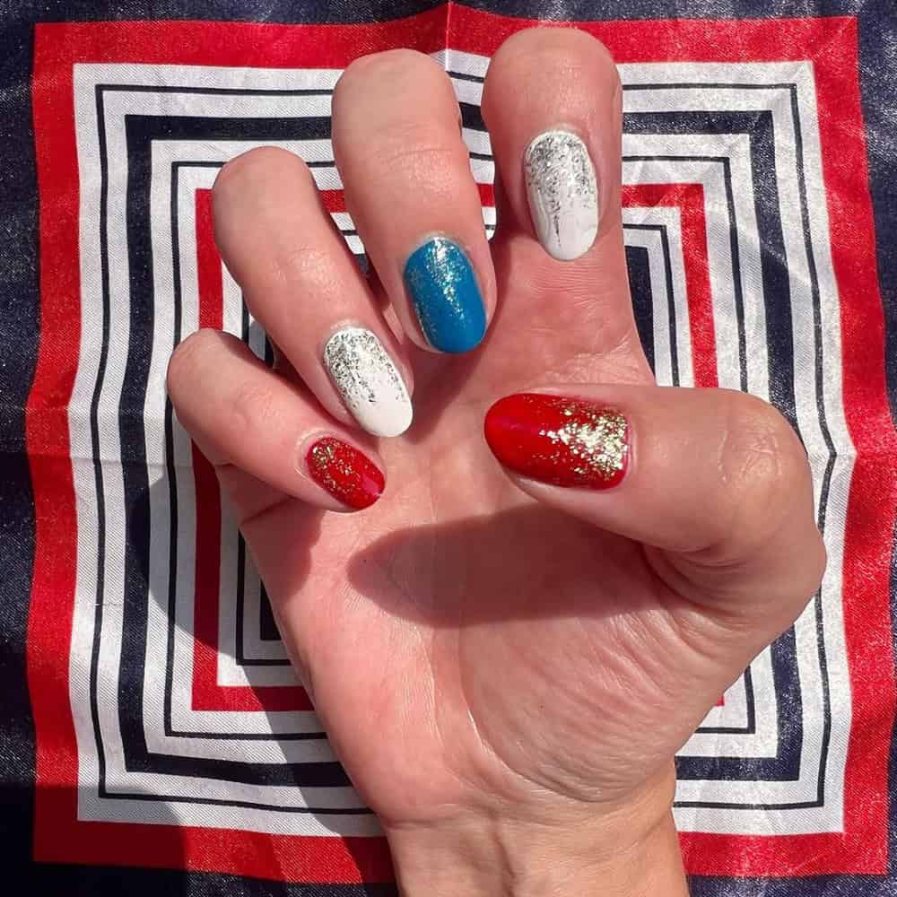 4th of july nail ideas