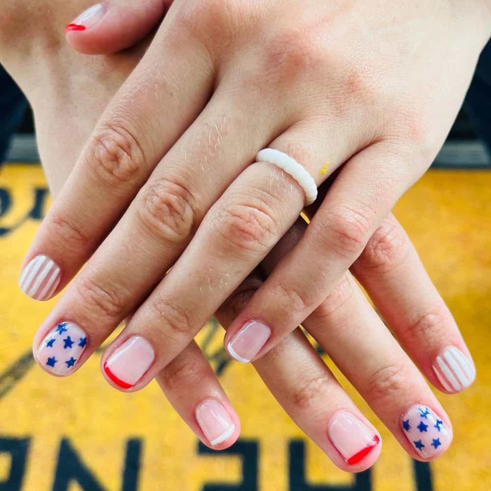 4th of july nail ideas