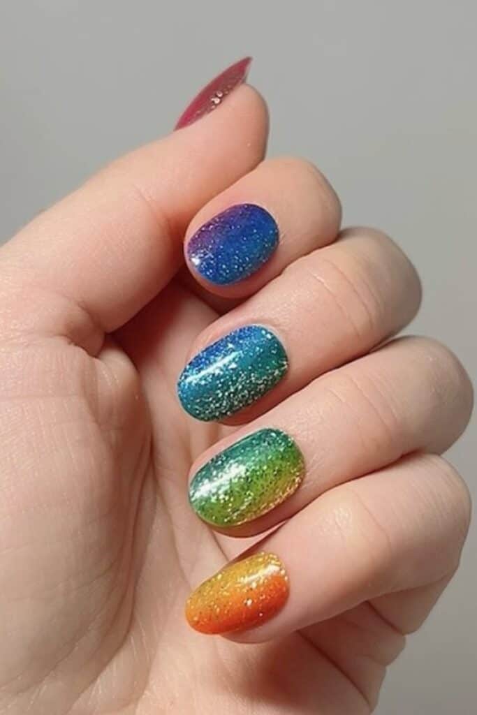 pride nails