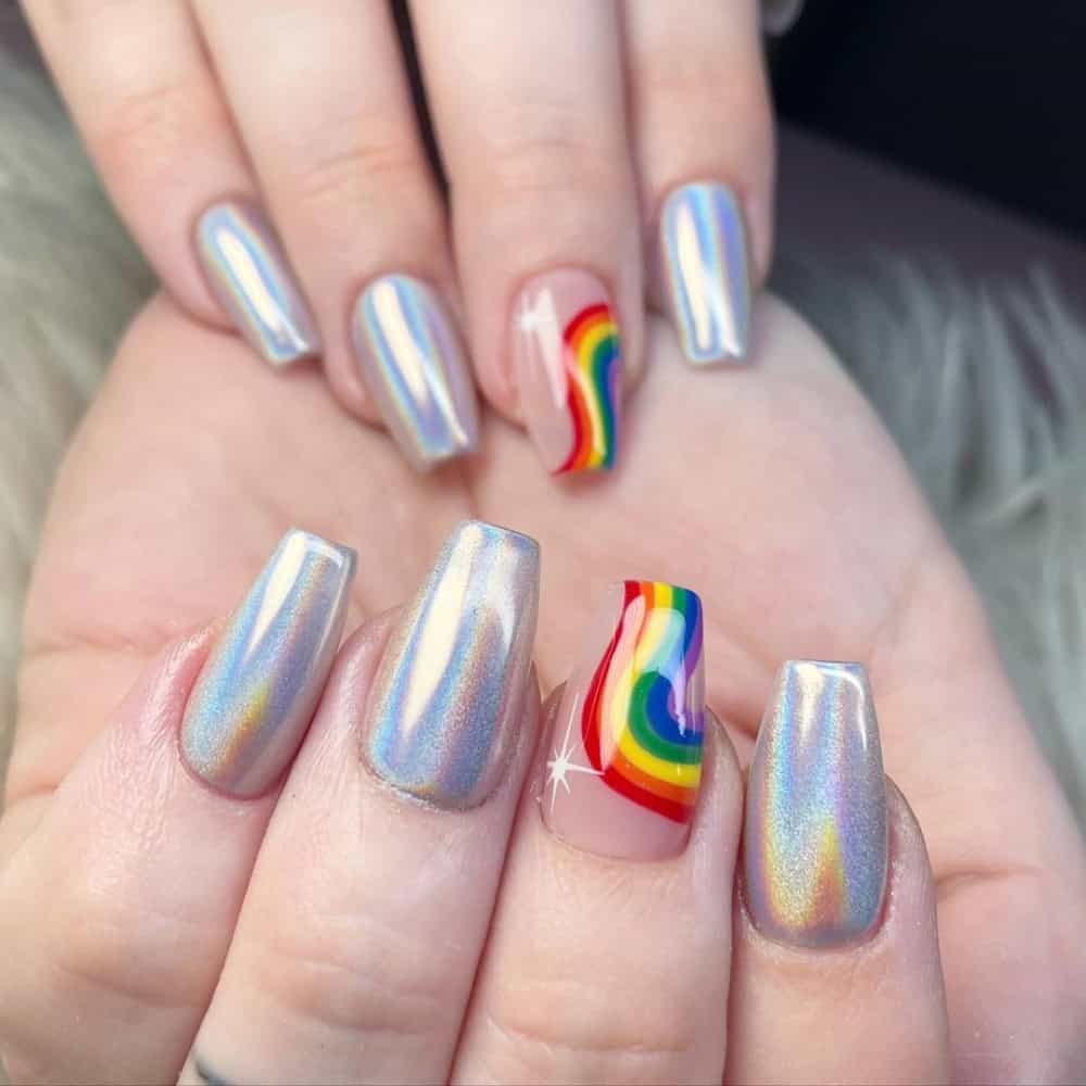 pride nails