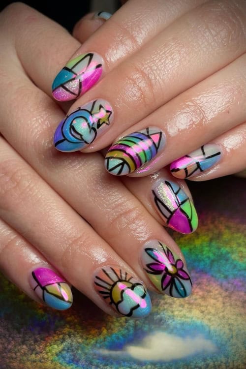 chrome nails