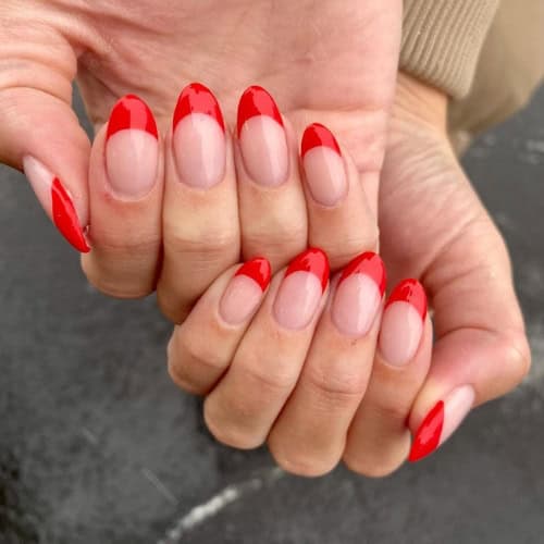 french tip nails