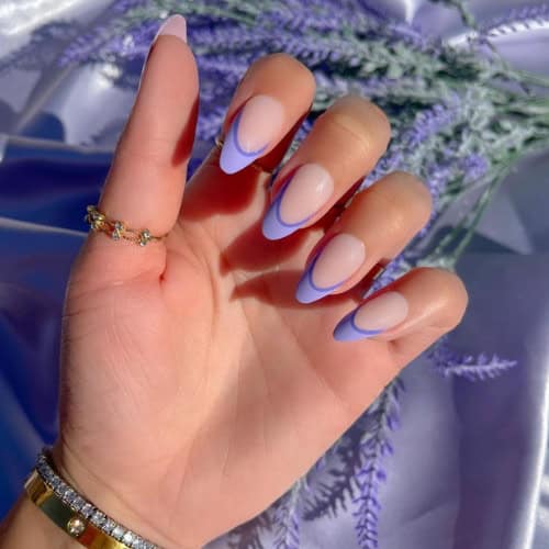 french tip nails