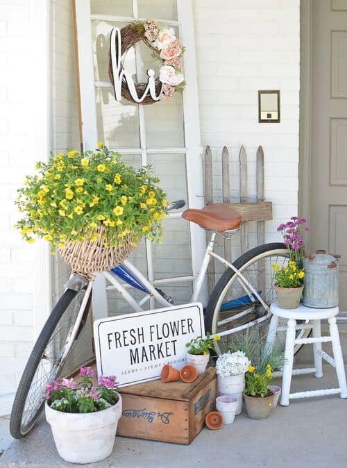 spring front porch decor ideas