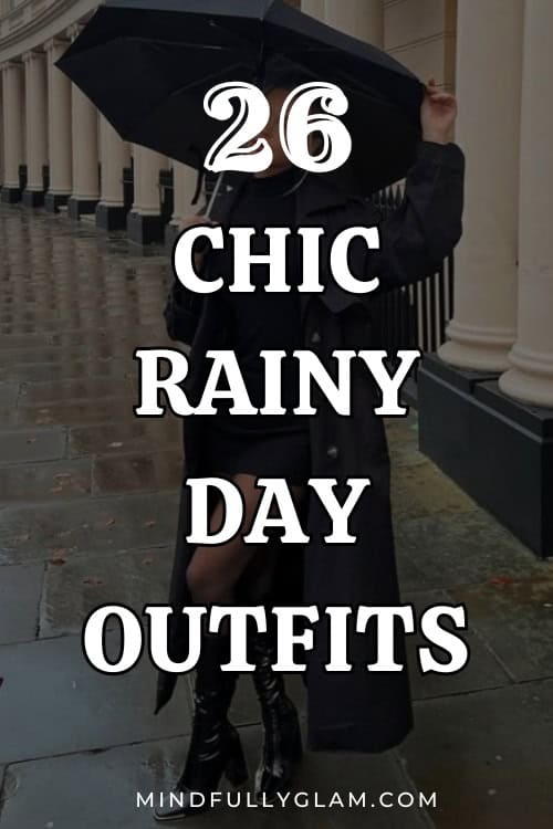 rainy day outfits