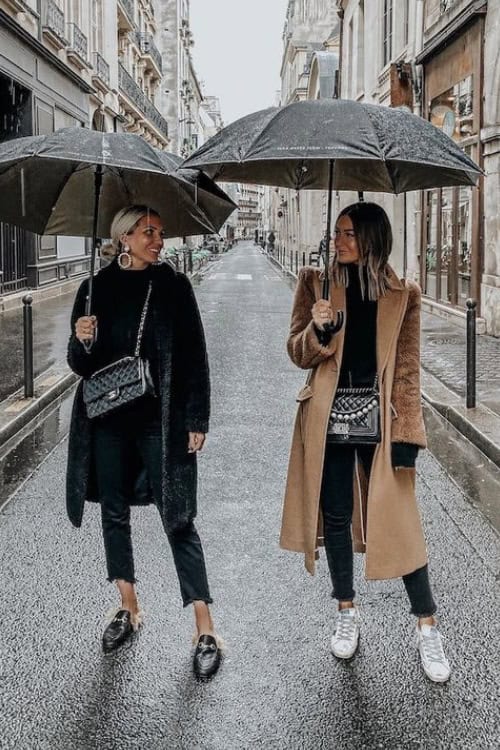 rainy day outfits