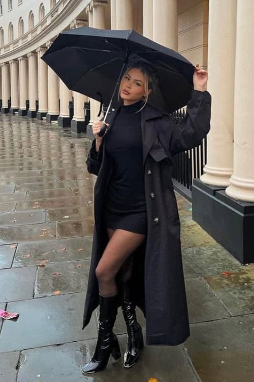 rainy day outfits