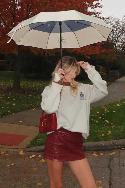 rainy day outfits