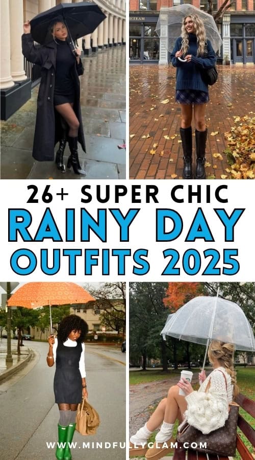 rainy day outfits 2025
