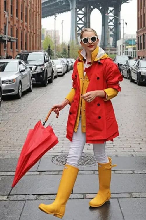 rainy day outfits