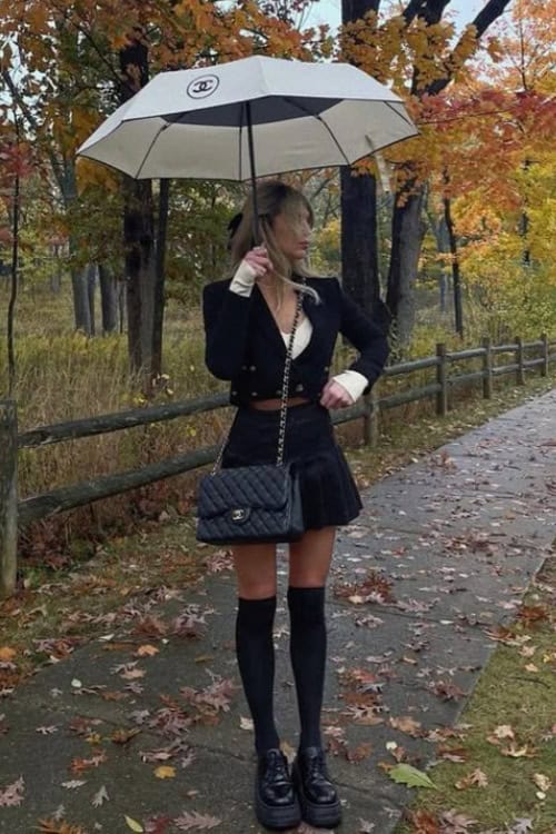 rainy day outfits