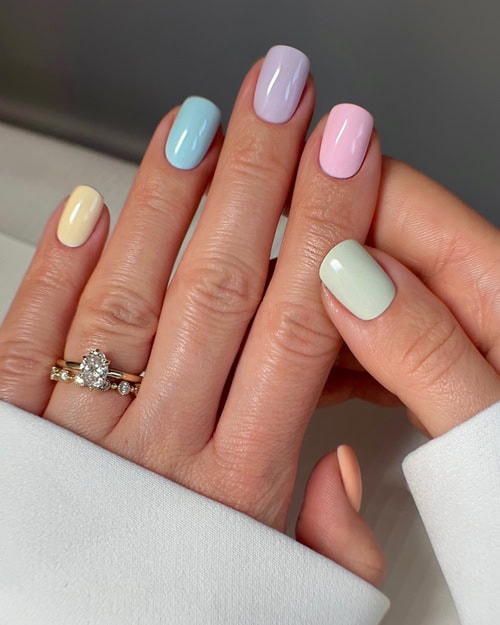 simple easter nails