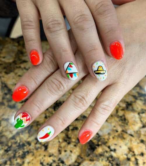 cinco de mayo nails
