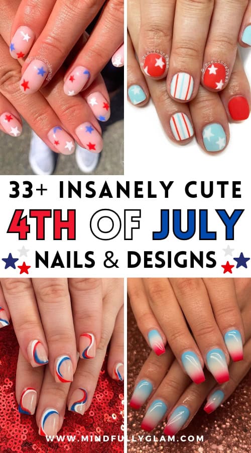 4th of july nails