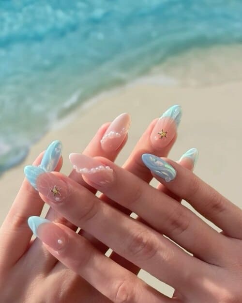 beach nails