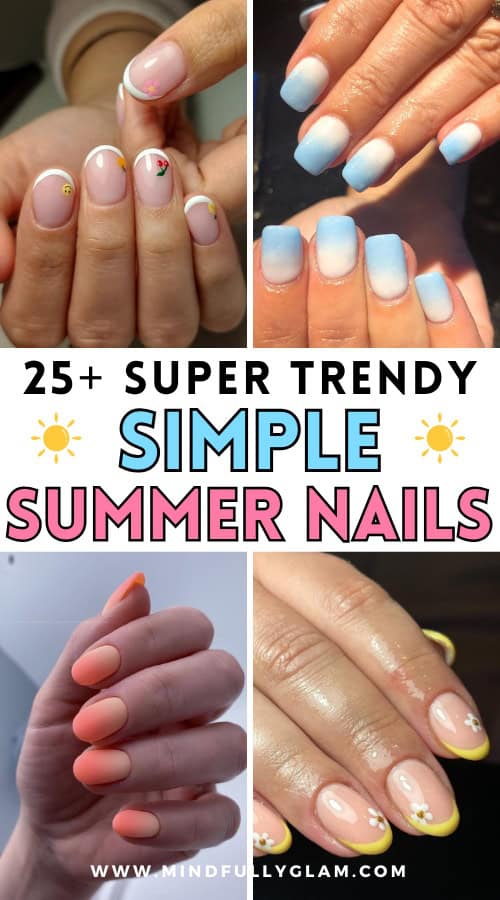simple summer nails