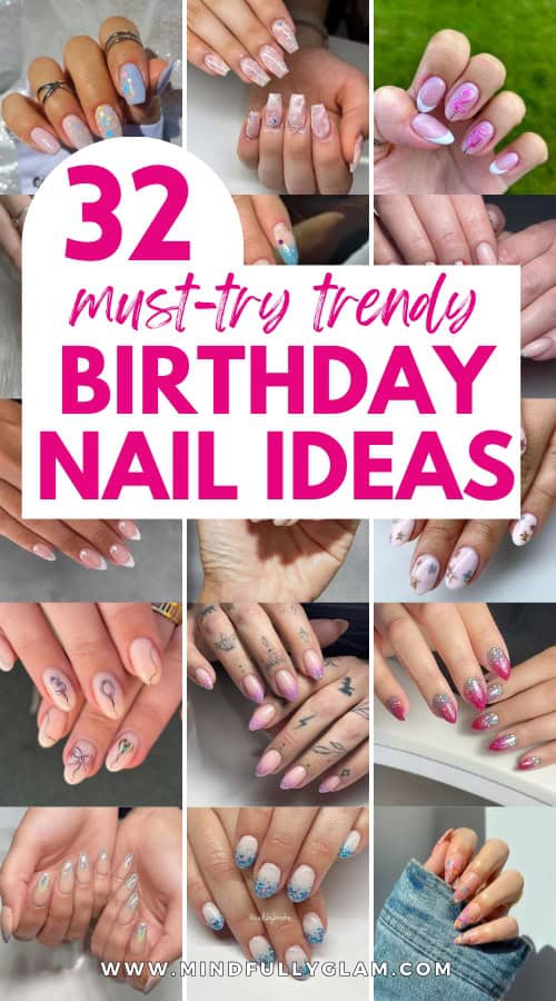 birthday nail designs