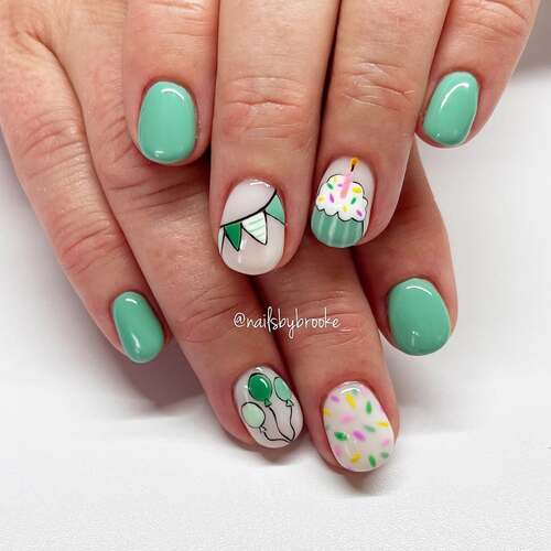 birthday nails