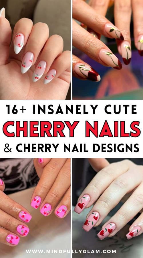cherry nails