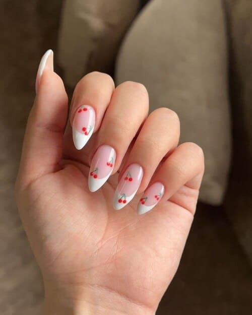 cherry nails