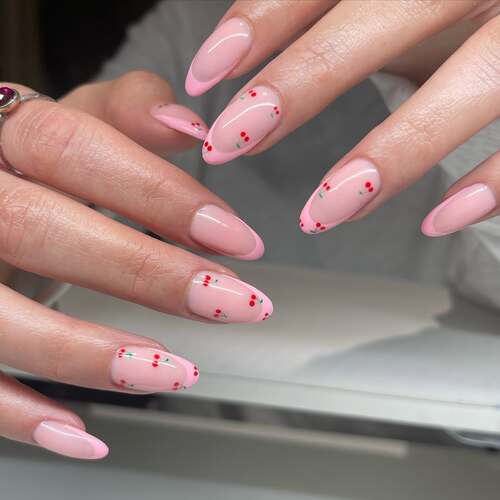 cherry nails