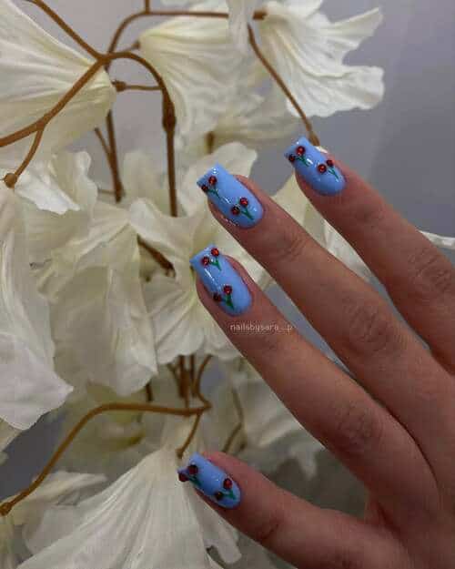 cherry nails