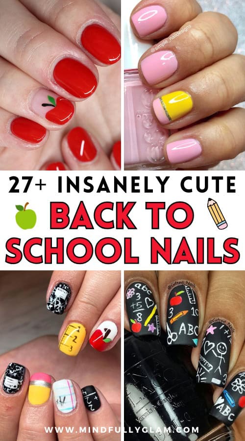 back to school nails