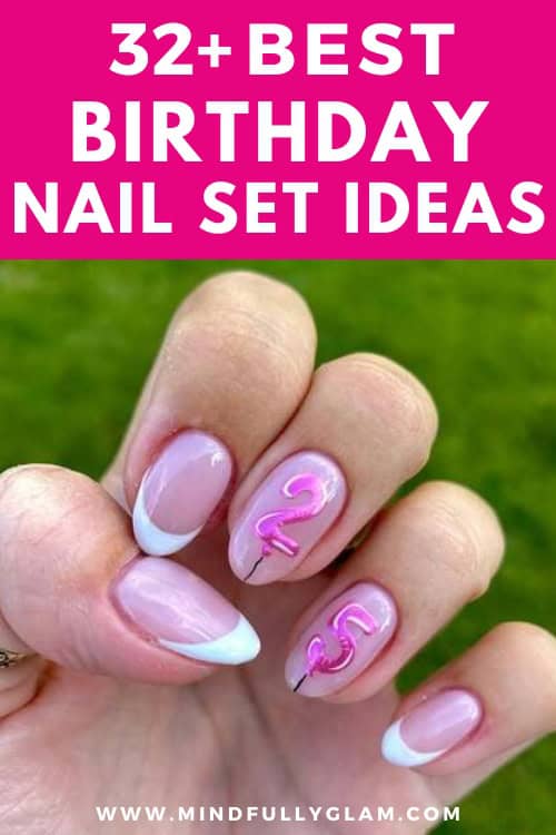 birthday nail set ideas