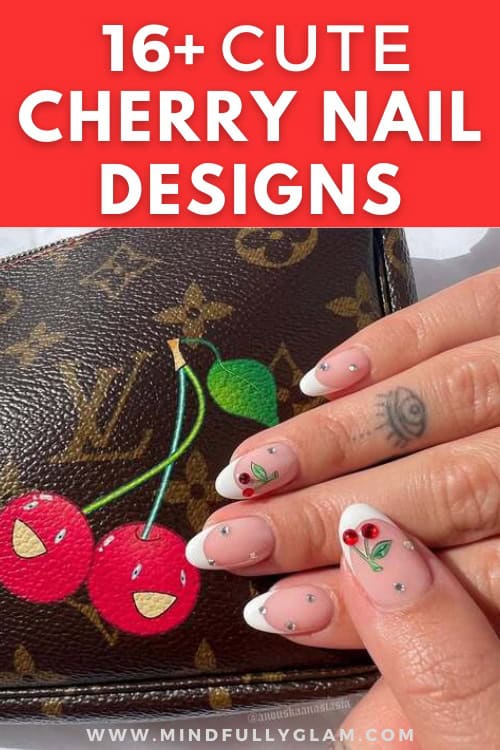 cherry nail designs