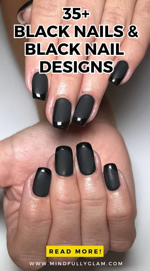 black nails