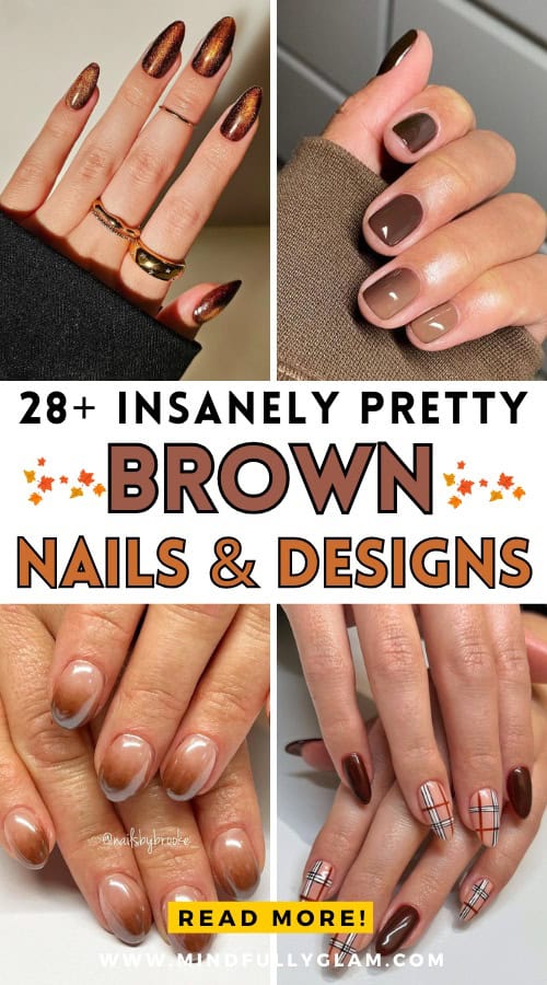 brown nails