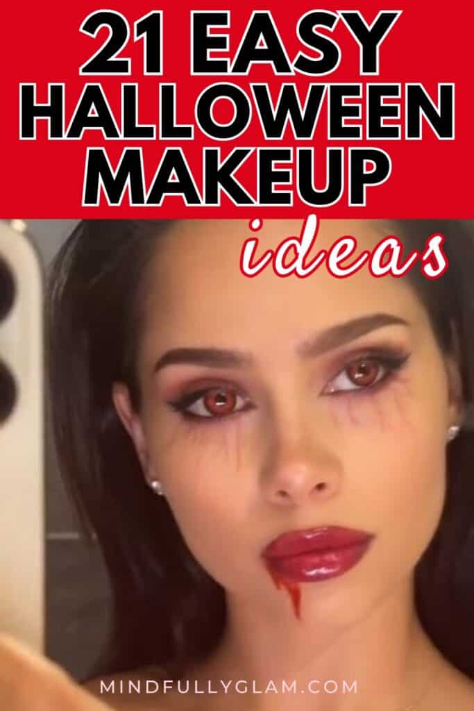 easy halloween makeup