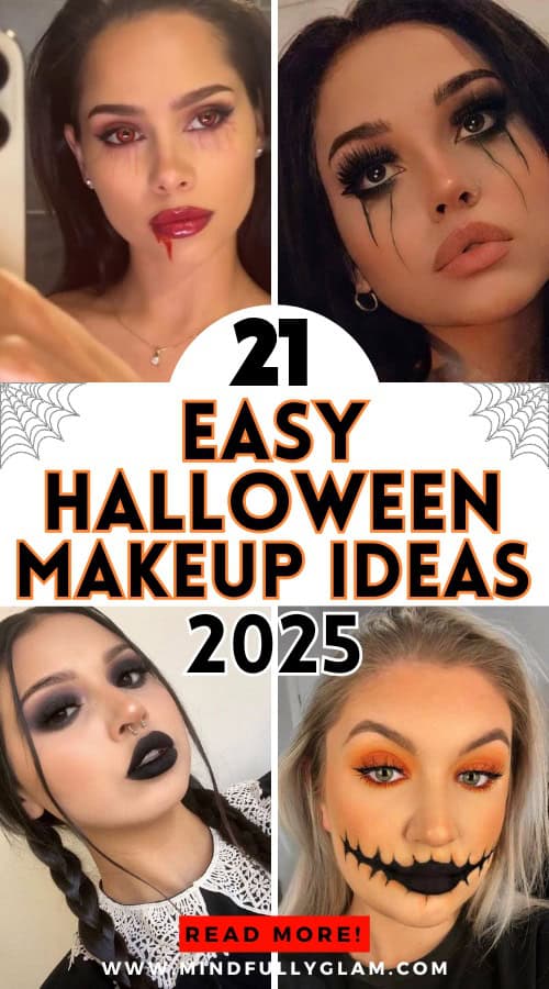 easy halloween makeup 2025