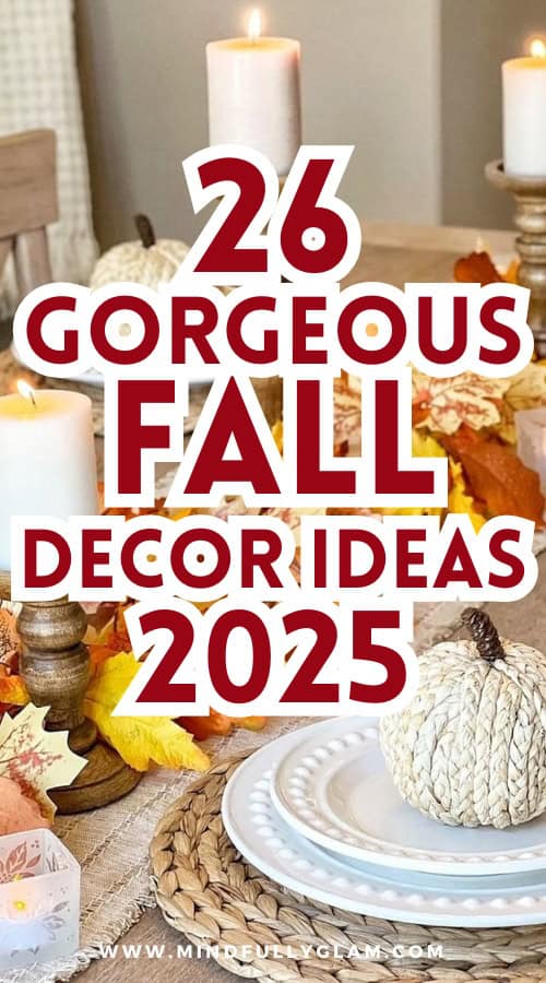 fall decor ideas 2025