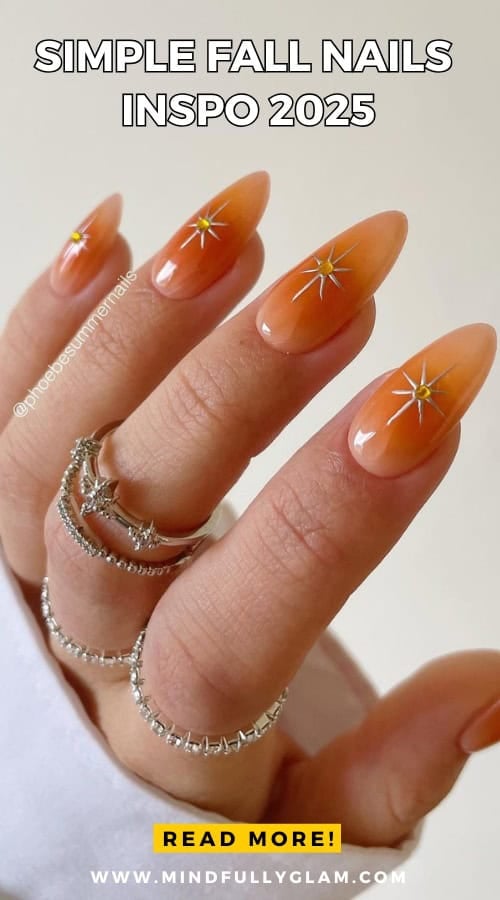 simple fall nails inspo 2025